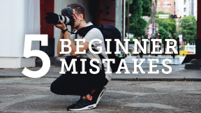 5 BEGINNER PHOTOGRAPHY MISTAKES + How to Solve Them!