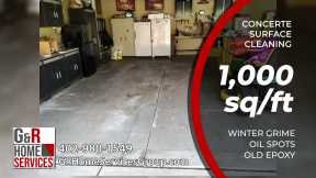 Failing Epoxy Garage Floor Cleaning | G&R Home Services - 402-980-1549