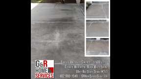 Lichen Stain Removal From Concrete - Omaha Nebraska - 3/29/21| G And R Home Services Group - 402-980-1549