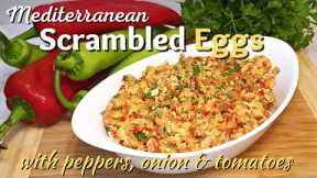 MUST TRY Mediterranean Scrambled Eggs! Easy & Healthy Breakfast Recipe | Home Cooking