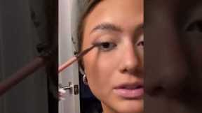 eye makeup tutorial #grwm  #ootd #shorts (id:hannahharrell)