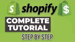 Shopify tutorial for beginners  |  e-commerce & affiliate program