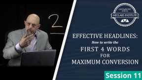 #11 Effective Headlines: How to write the first 4 words for maximum conversion