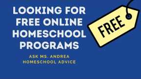 Free online homeschool curriculum | Advice for saving money while homeschooling