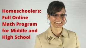 Online Homeschool Math Program: Homeschool Connections