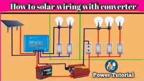 How To Solar Panel Inverter wiring With Diagram