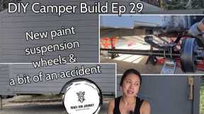 DIY Homemade Motorcycle Trailer Camper Build Conversion Ep 29 #trailercamperbuild #camperbuild #DIY