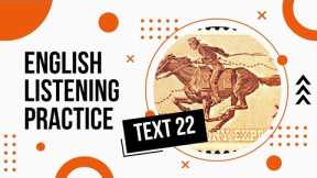English Language Learning || English Listening Practice with Subtitle || The Pony Express