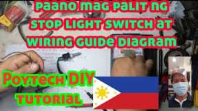stop light switch wiring guide/ @Poytech DIY Tutorial