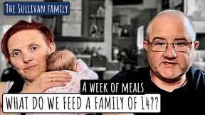 A WEEK OF MEALS | WHAT DO WE FEED A FAMILY OF 14?? | The Sullivan Family