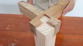 Traditional Japanese Woodworking Skills Without Screws - Wood Corner Joints / Woodworking Joints