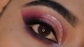 eye makeup for hooded eyes||cut crease eyeshadow tutorial for hooded eyes||glam eyeshadow tutorial