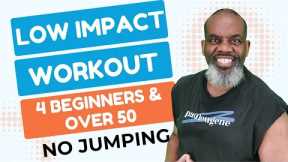 Low Impact Exercise Workout 4 Beginners & Over 50 | Cardio Balance Abs Stretch | 51 Min | No Jumping