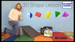 3d Shape Ramp Activity, 3d Shape Lesson, Total Physical Response, Hands On Learning, ESL Teaching
