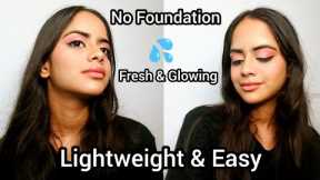 Fresh Girly Girl Makeup Look | Colorful & Fresh | No Foundation | Charul Gupta