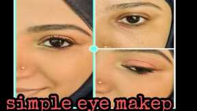 Simple Day makeup tutorial for  Begginers...Day Eye makeup.everyday look...