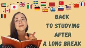 How to Start Studying a Language After a Break | 5 Steps