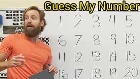 Number Game - Number Practice - Guess My Number! Mr. B's Brain - A Mini Lesson