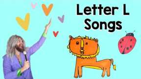 Letter L Songs, Letter L Song, Letter L, Phonics Lesson Song, Mr. B's Brain