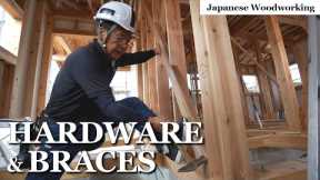 Install Hardware and Braces on Wooden House to Start Joinery [Season3 – Part 4]