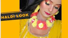 step by step | Haldi meckeup look | meckup tutorial | eye makeup | #samiyayamin | samiya malik |