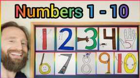 Numbers 1-10 Numbers Recognition 1-10 Counting Numbers 1-10 Cardinal Numbers Songs Kids Numbers Song