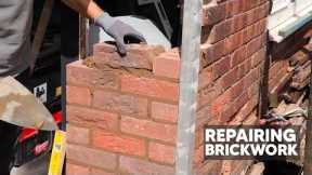 🧱 Repairing Corner Of Garage Brickwork 🧱