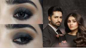 Kesi teri khudgarzi || dur e fishan inspired eye makeup || step by step || without false lashes
