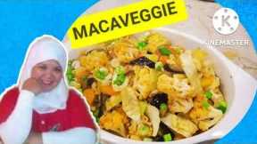 VEGETERIAN STYLE RECIPE/ MACAVEGGIE//MACARONI AND VEGETABLES HEALTHY DISH FOR HAPPY LIFE