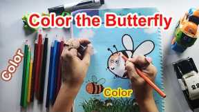 Butterfly Drawing, Painting, Drawing, Coloring for Kids & Toddlers | Drawing Basic for Homeschooling