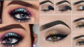 top 10 Eye makeup tutorial.. step by step..