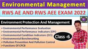 | Envi Management |Class-6 |Environmental Performance Evaluation, EPI,ECI, Benchmarking, CPCB |