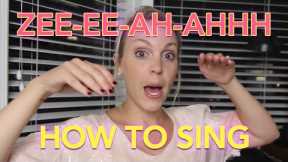 How to Sing: 3 Minute Warm up Voice Lesson