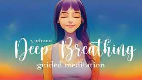 5 Minute Deep Breathing Guided Meditation