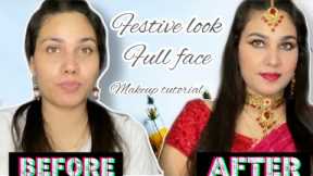 Festive makeup tutorial #youtube #lifewithbeautybee #contentcreator #trylook