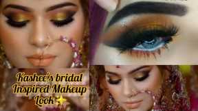 Kashee's Inspired Eye Makeup Tutorial Kashee's bridal Makeup | Makeup by Hajra #kashees #inspiration