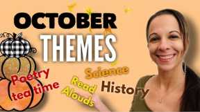 October Homeschool Themes || homeschool ideas