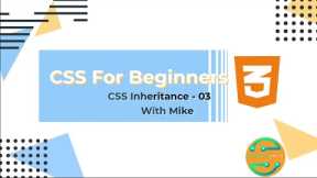 CSS tutorial for beginners in Amharic - 03 - CSS Inheritance@Programming Circuit