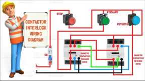 Contactor interlock wiring diagram for motor control