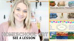 Our Favorite Homeschool Art Class (with video art lessons!) | Homeschool Curriculum | Homeschooling