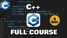C++ Tutorial: Full Course for Beginners ⚡️ (FREE)