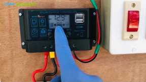 How to Install Solar Inverter | Off-grid Solar Power System | 12V Battery | 100W Panel