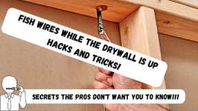 Fish Electrical Wire in Walls: The Secret to Easy Fishing! Running wires through existing walls.