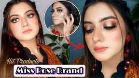 #howto Miss Rose One Brand Makeup Tutorial || Party Makeup Look || Products Details || Noor Fatima
