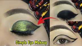 Easy Eye Makeup For Beginners//Makeup Tutorial For Beginners//Smokey Eye Makeup