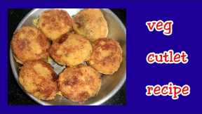 Potato cutlet/veg cutlet/Healthy snack recipe/healthy cutlet