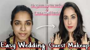 Easy Wedding Guest Makeup Tutorial || Step to step makeup || Smokey Eye look || Must try 💞