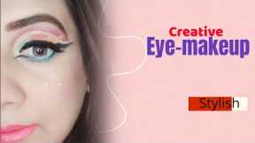 Creative Eye-makeup Tutorial •||New Makeup Idea For Creative Look ||•