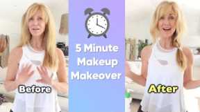 5 Minute Makeup Routine Over 50!