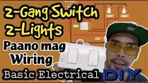 DIY PANO MAG WIRING 2-LIGHTS 2-GANG SWITCH Basic Electrical#3